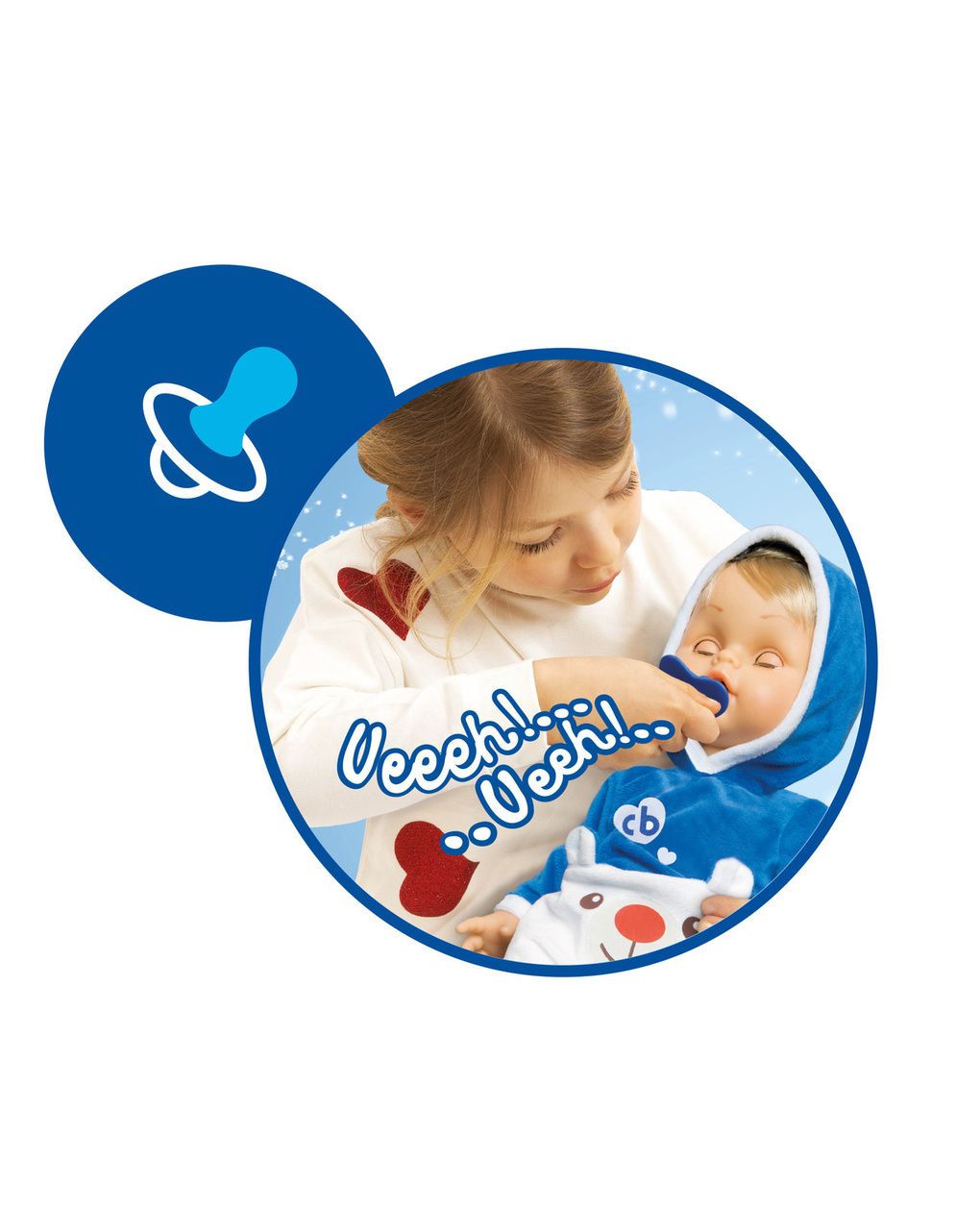 Cicciobello orsetto polare 42 cm - 2+ - giochi preziosi