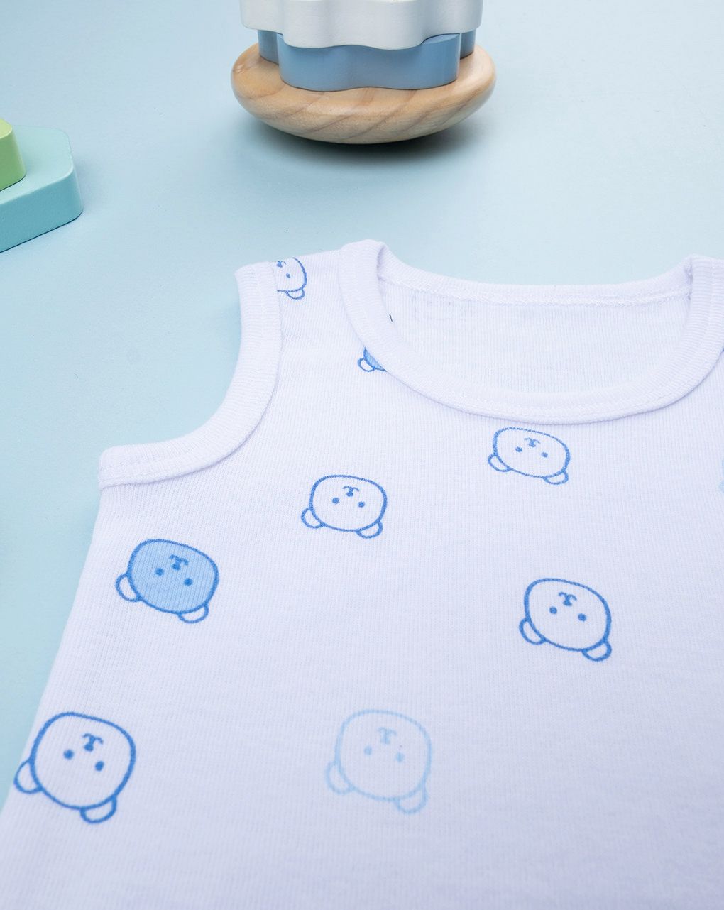 Body bimbo bianco orsi allover