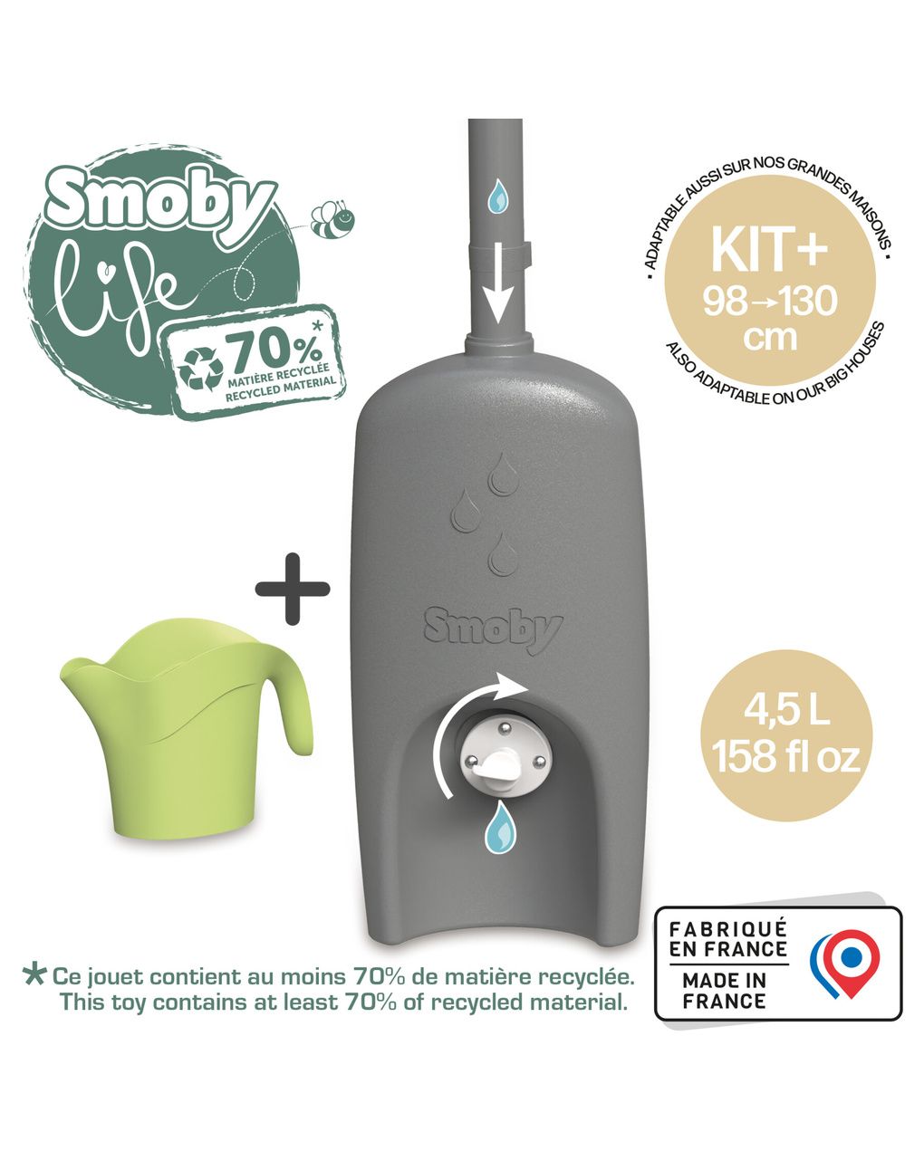 Smoby grondaia - accessori casette - 2+