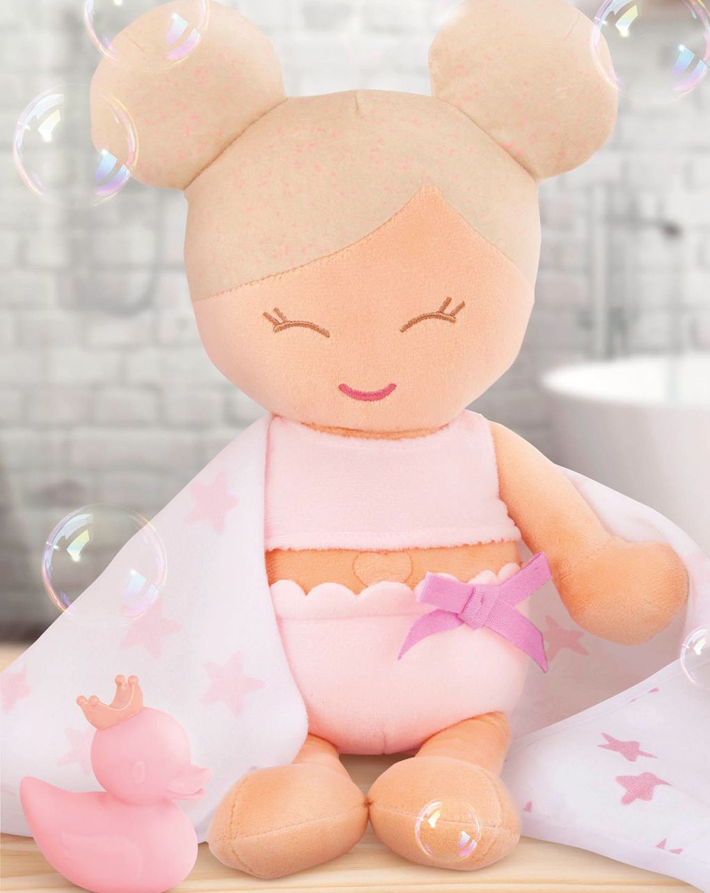 Bambola peluche bagnetto - 2+ - lullababy