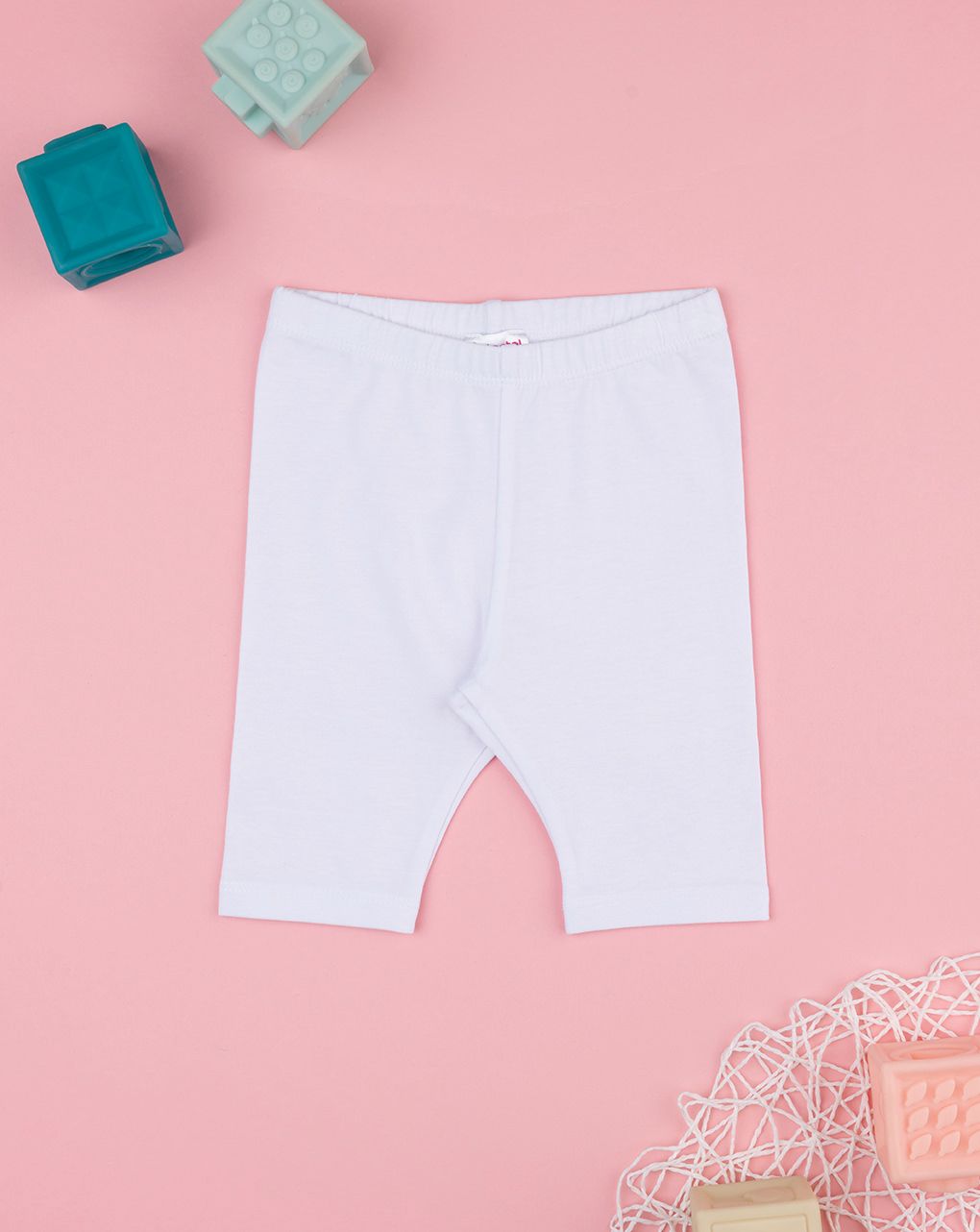 Legging bimba bianco