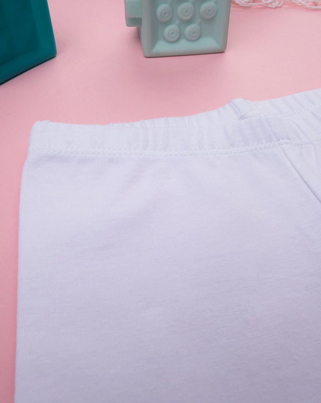 Legging bimba bianco