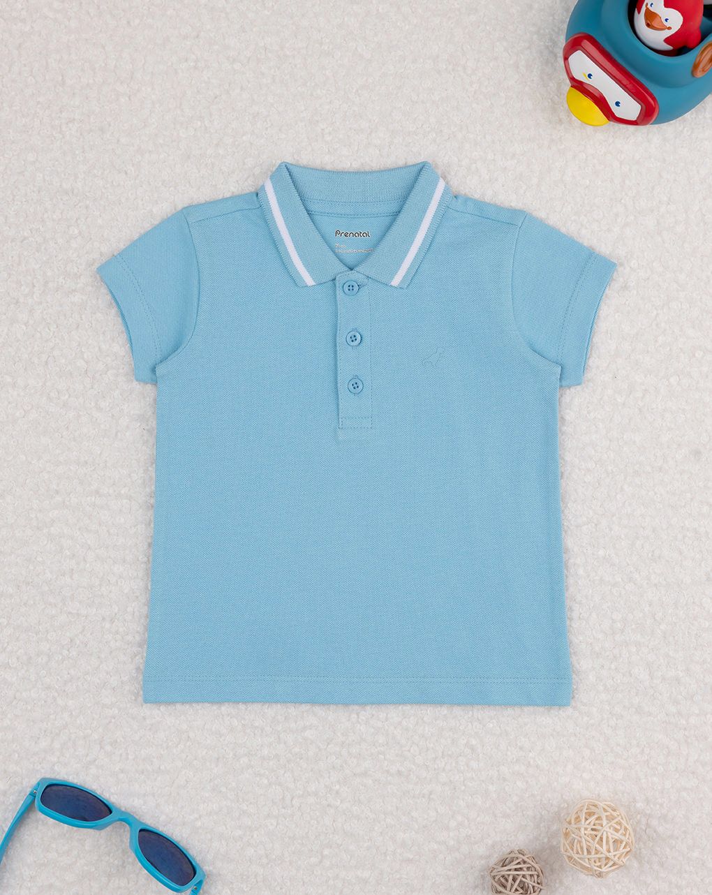 Polo bimbo azzurra