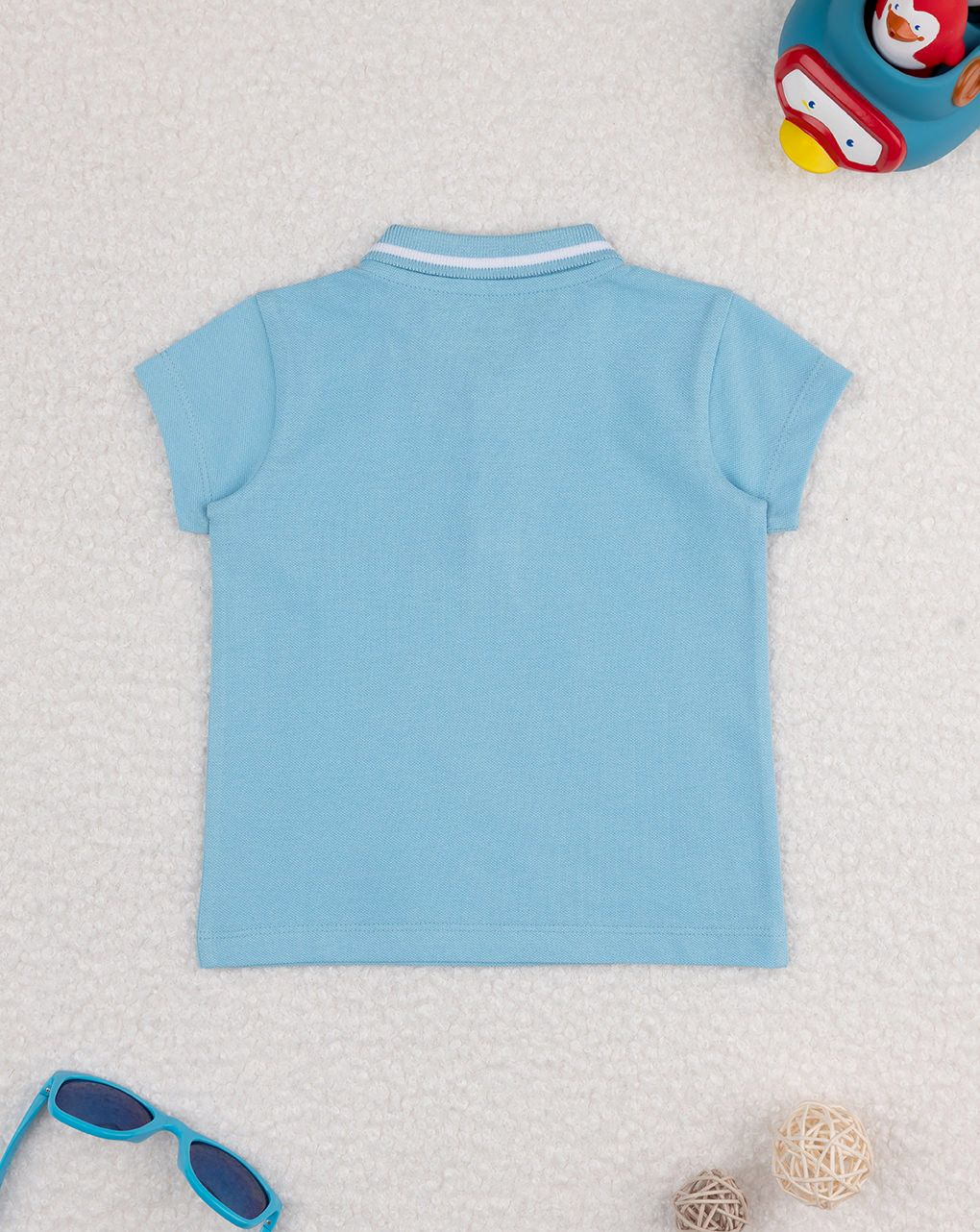 Polo bimbo azzurra