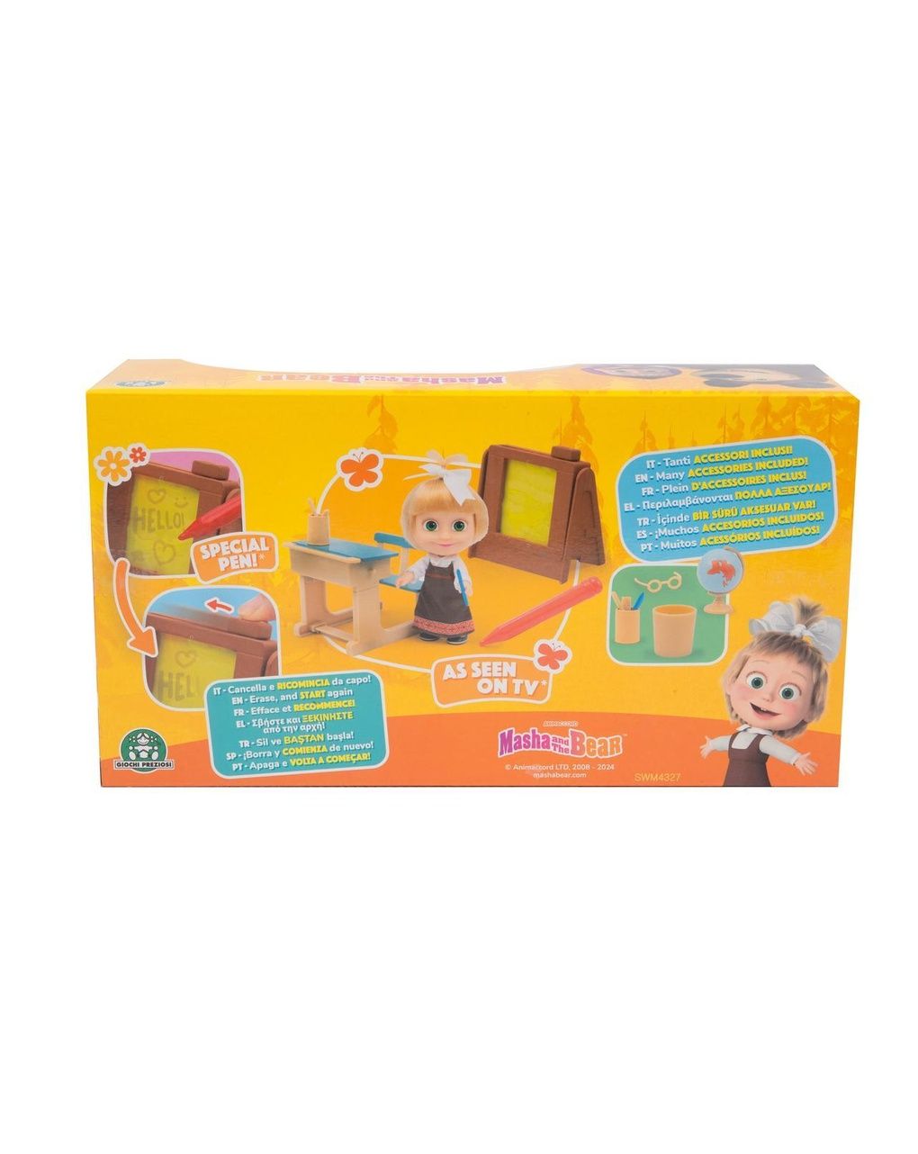 Masha & orso play set - 3+ - giochi preziosi