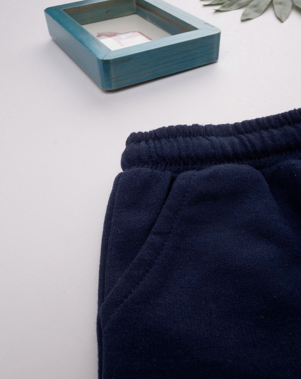 Pantalone corto bimbo blu