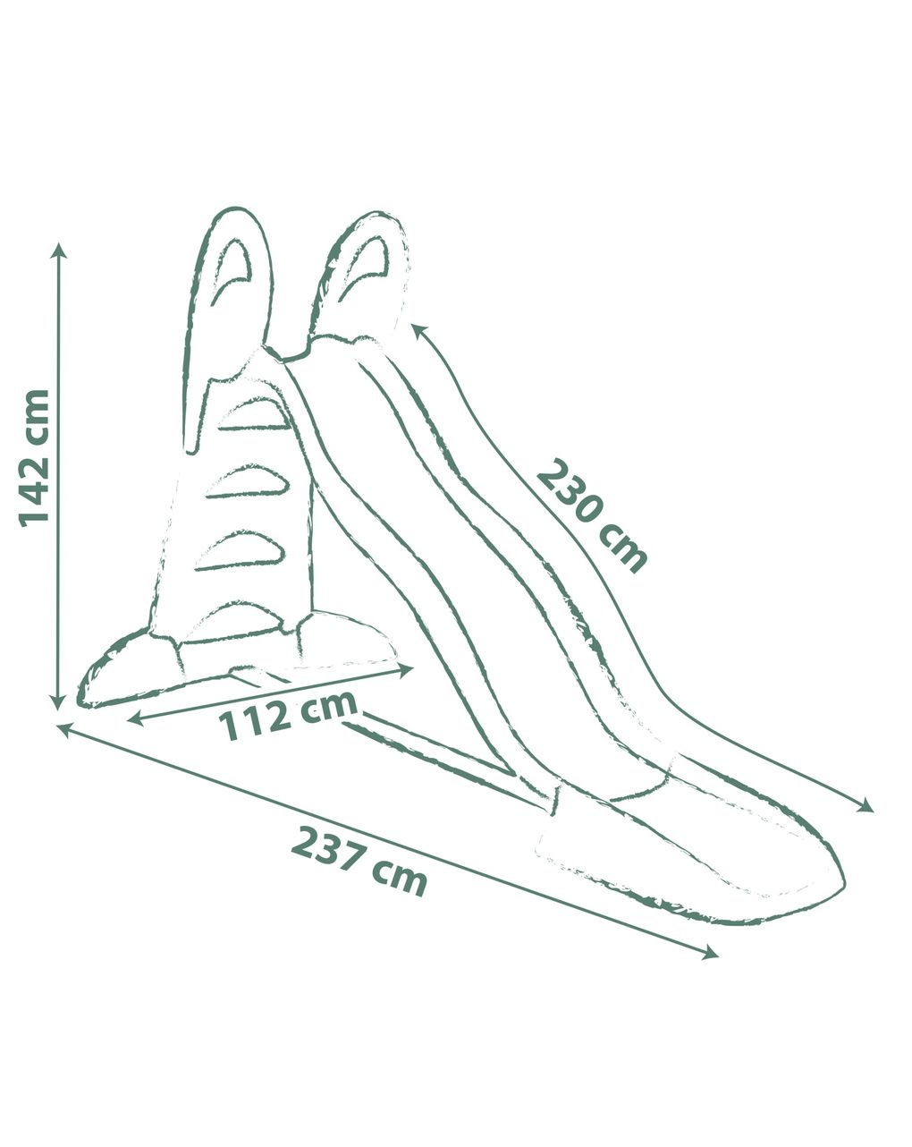 Smoby life scivolo xl - 3+