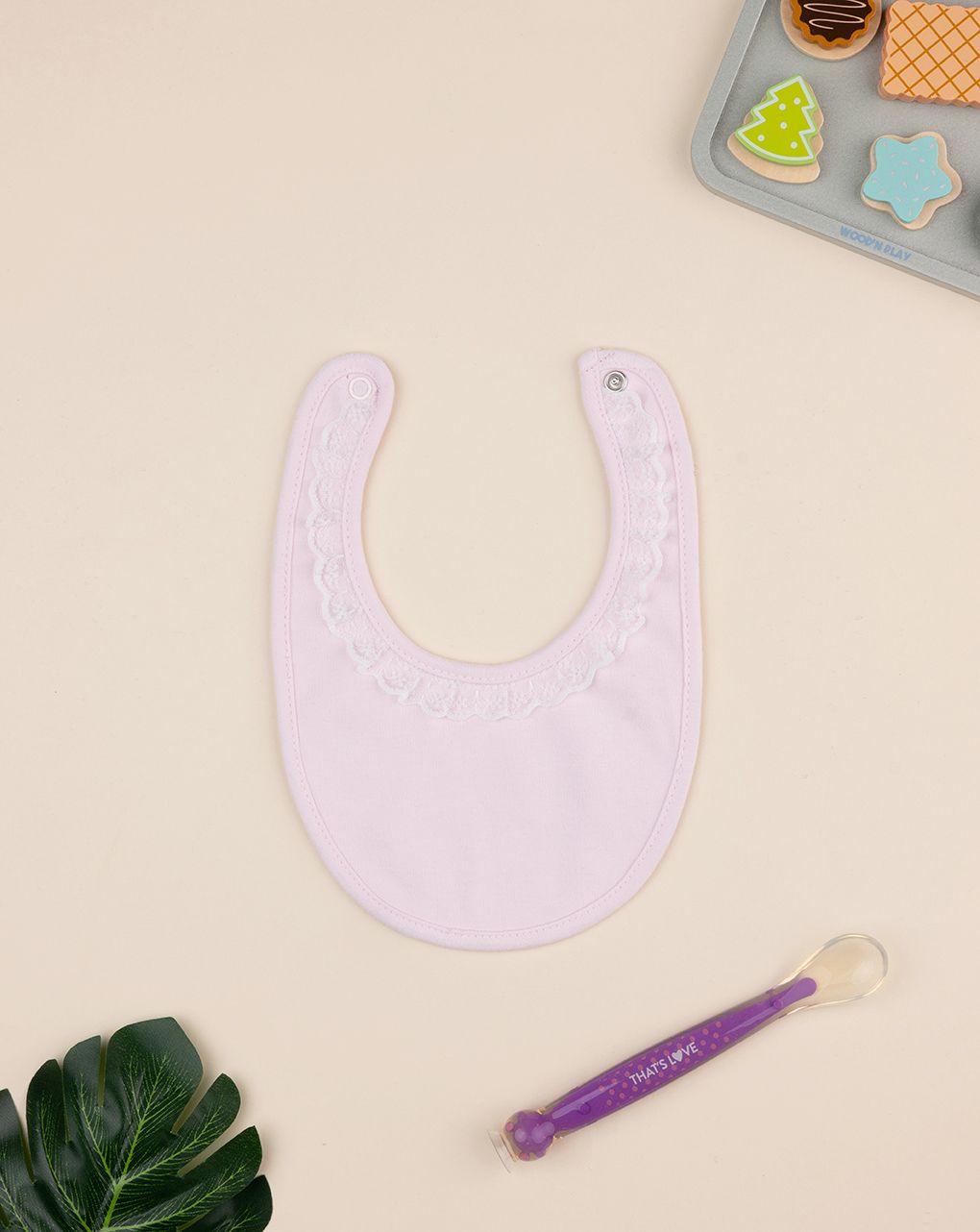 Bavaglino bimba rosa