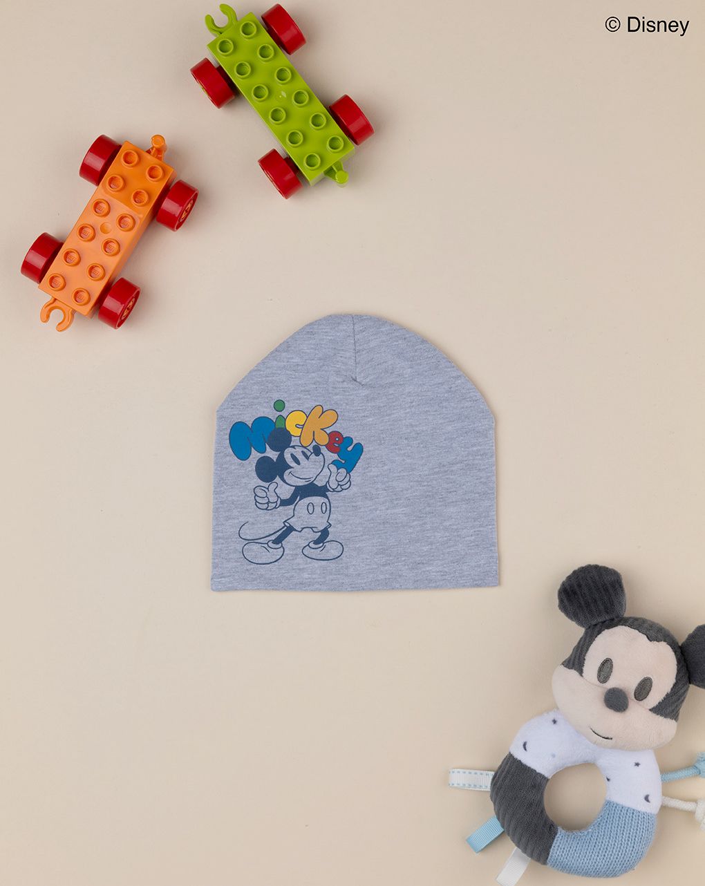 Berretto bimbo azzurro mickey mouse