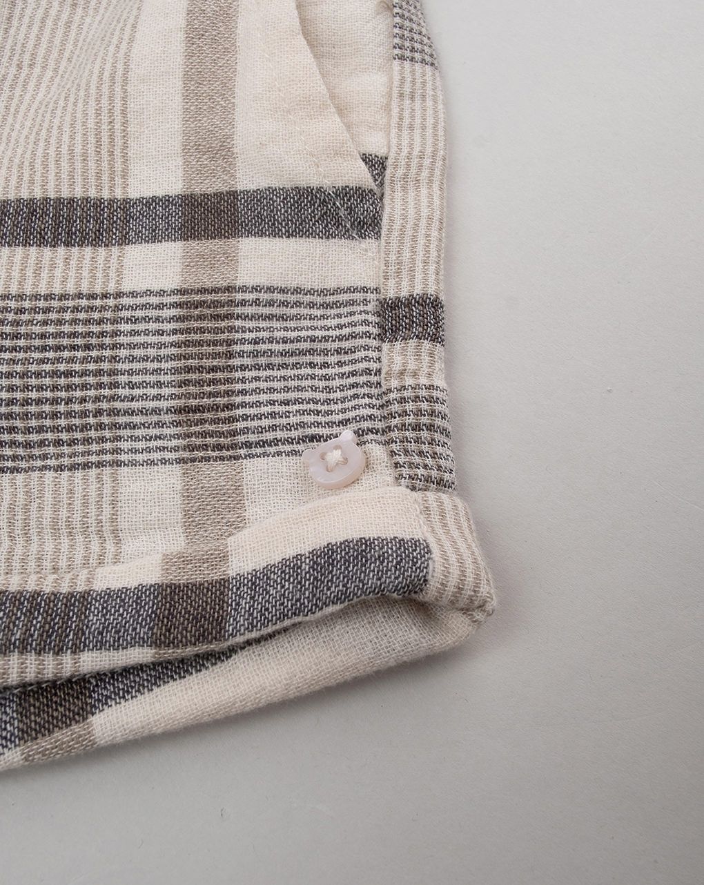 Shorts da bambino beige