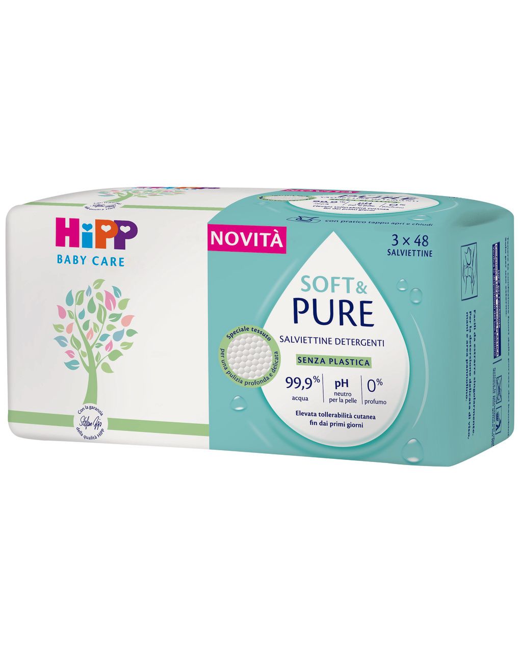 Salviettine soft&pure 3x48 - hipp