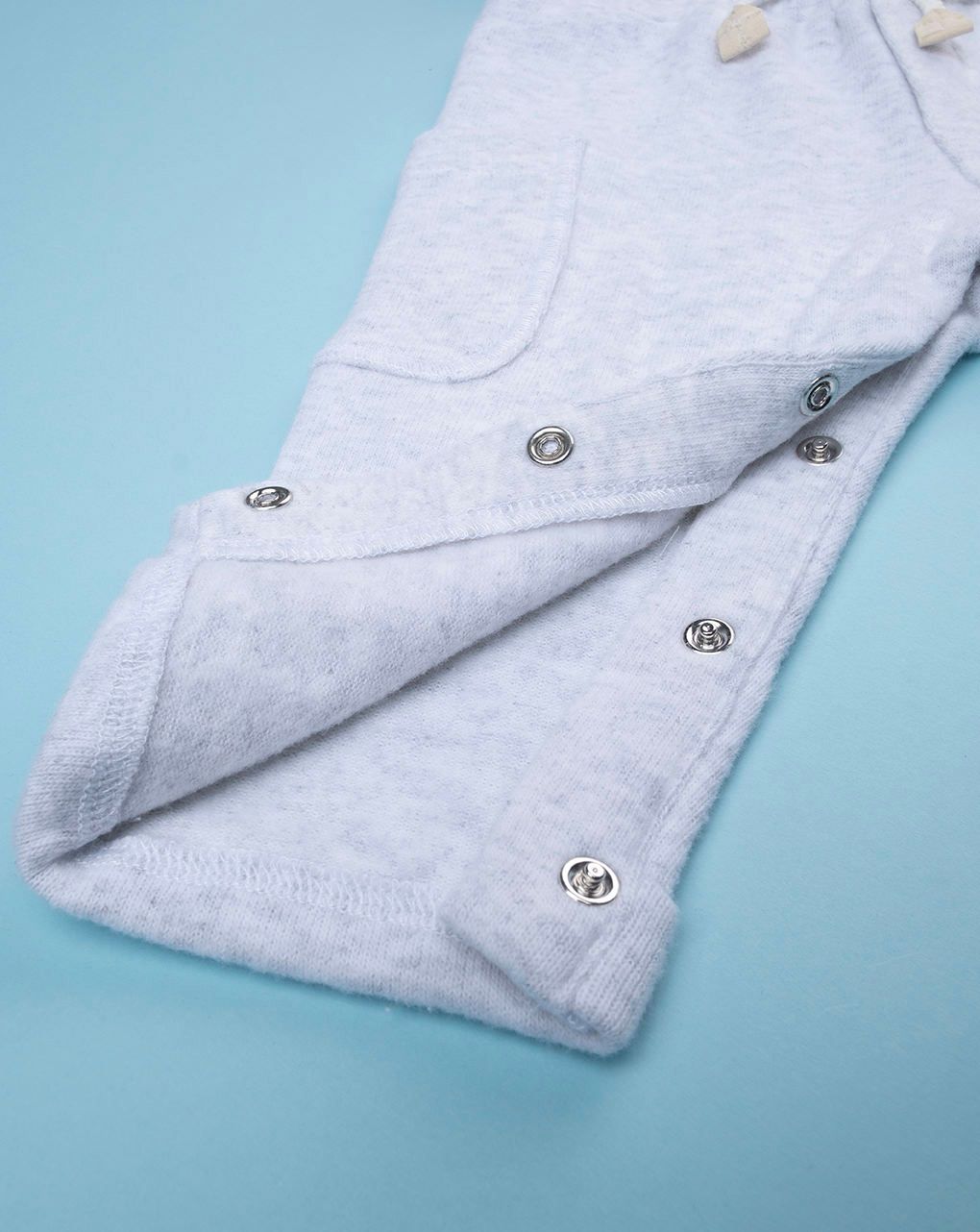 Pantalone bimbo grigio organic cotton