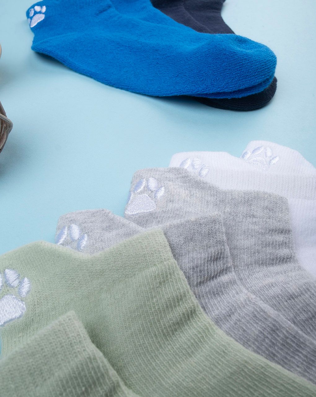 Pack 5 calze bimbo multicolor