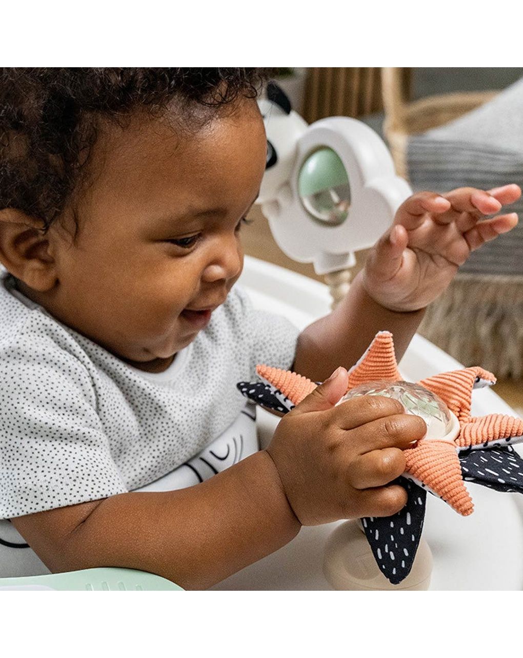 Tavolino centro attività black e white - tiny love