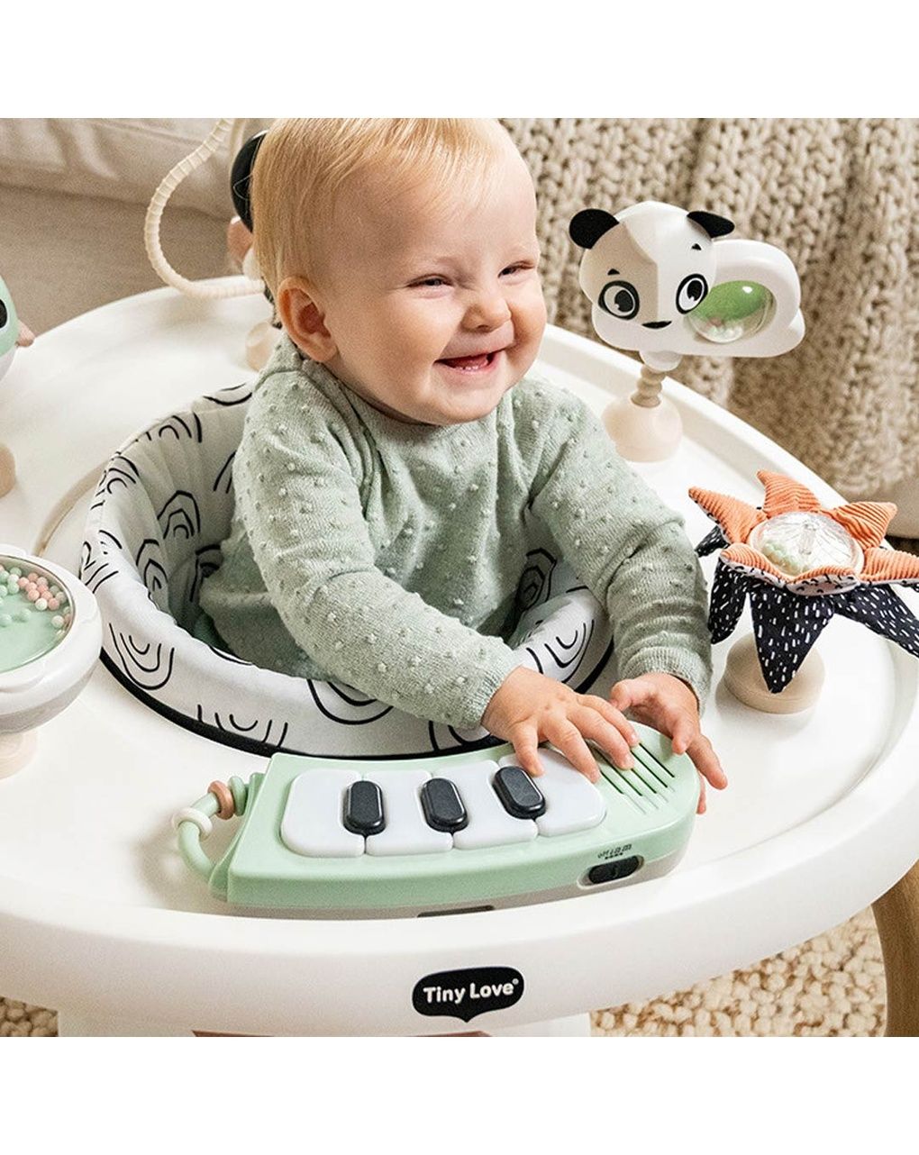 Tavolino centro attività black e white - tiny love