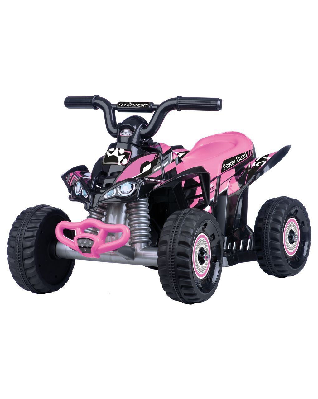 Quad cavalcabile elettrico - rosa - 3+ - sun & sport