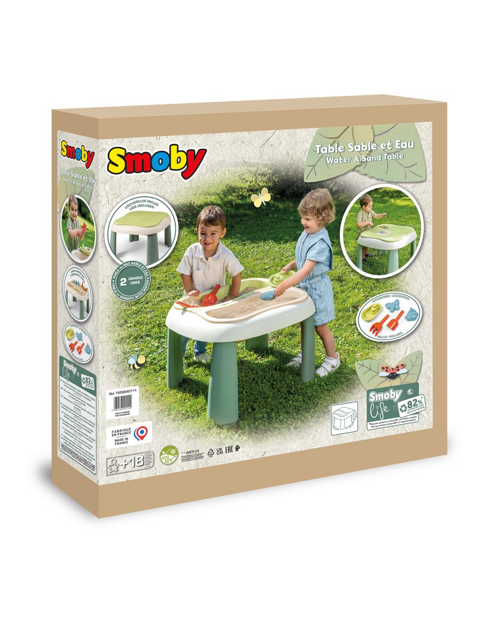 Tavolo da gioco smoby  life sand & water - 18m+ - smoby