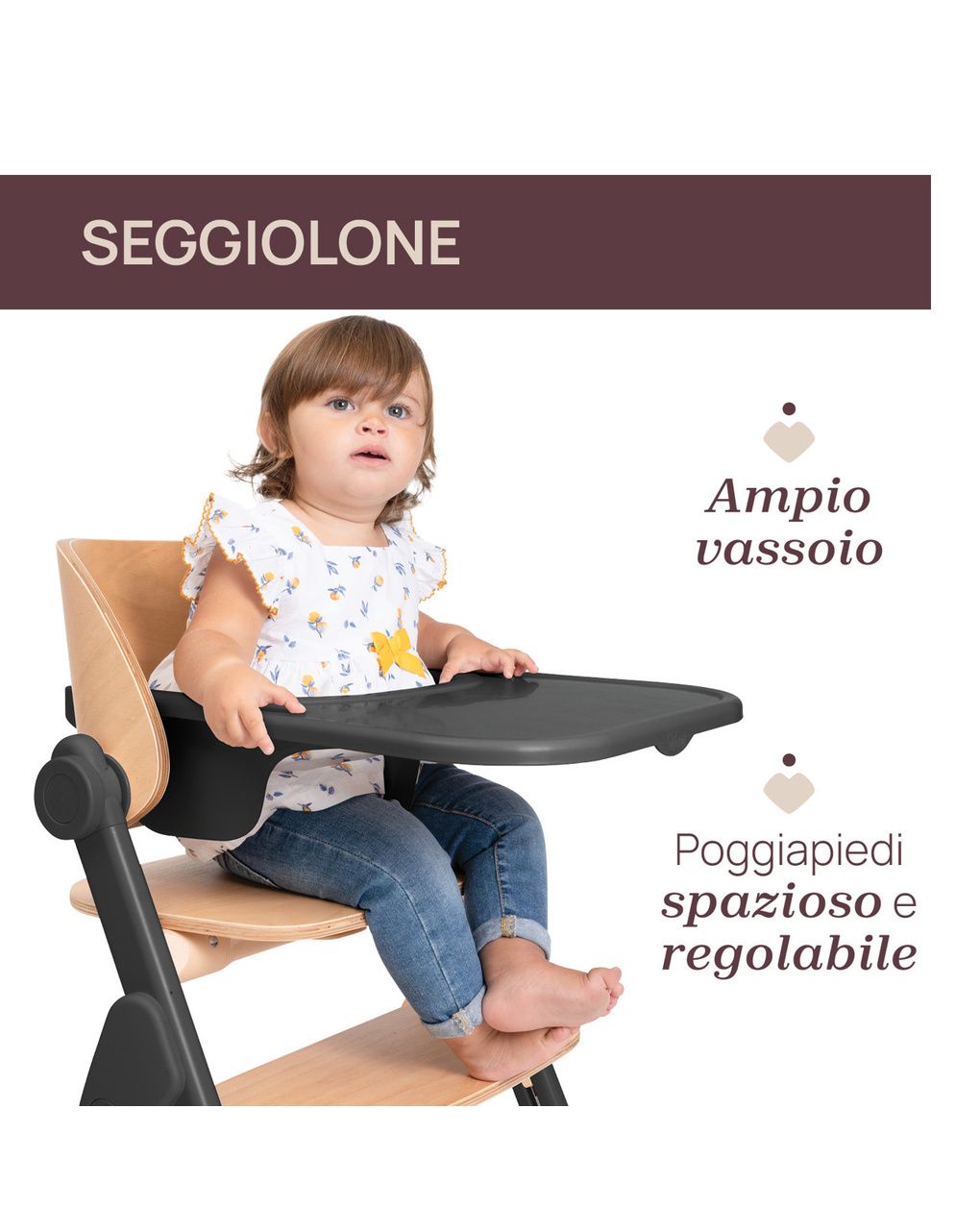 Sedia evolutiva meraviglia ebony - chicco