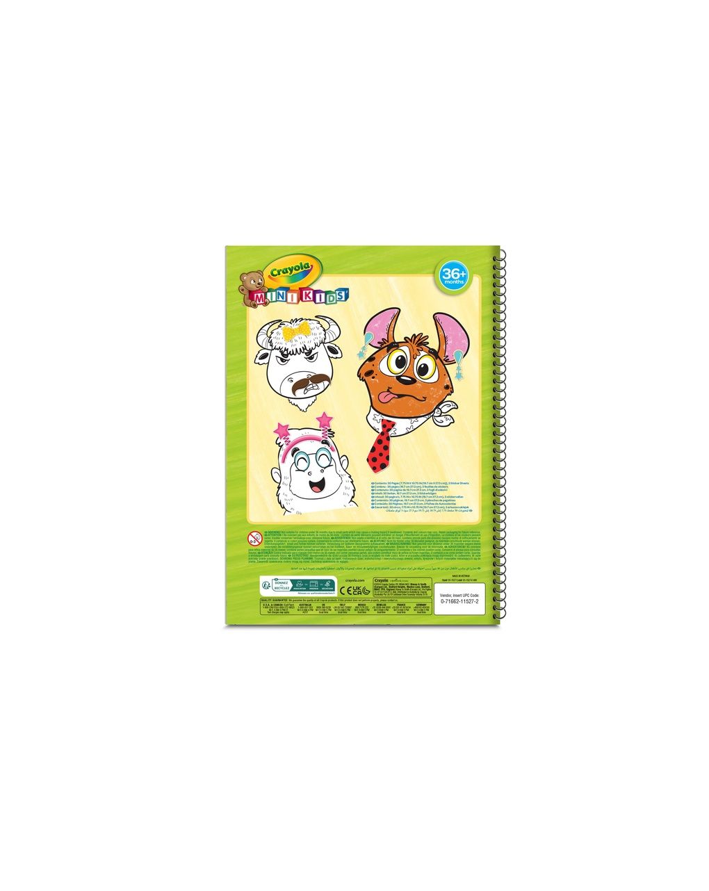 Mini kids album abbina e colora - 3+  crayola