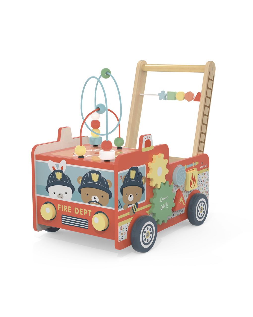 Primi passi camion dei pompieri - 18m+ - wood "n" play