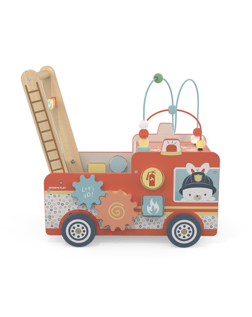Primi passi camion dei pompieri - 18m+ - wood "n" play