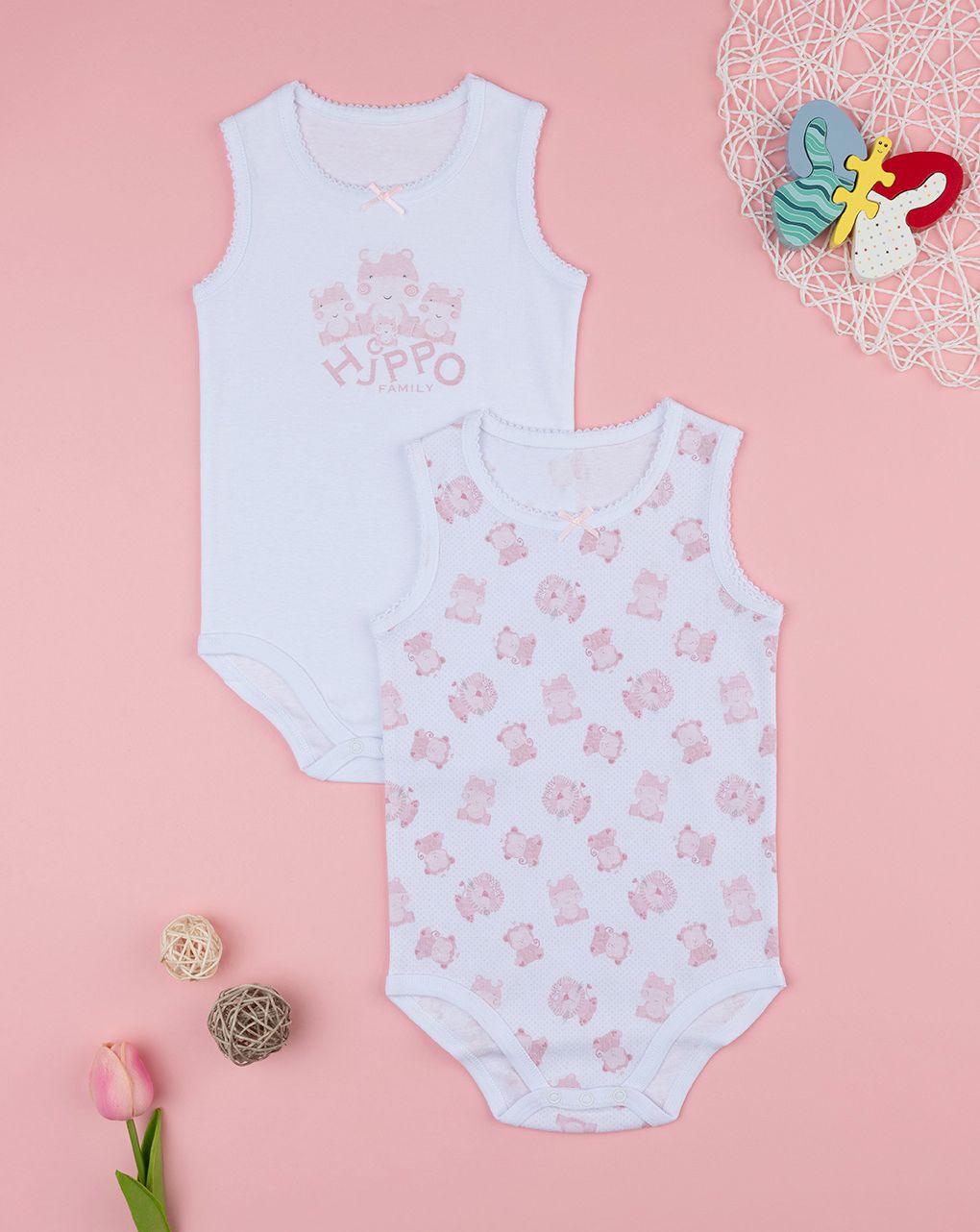 Pack 2 body costina bimba "hippo"