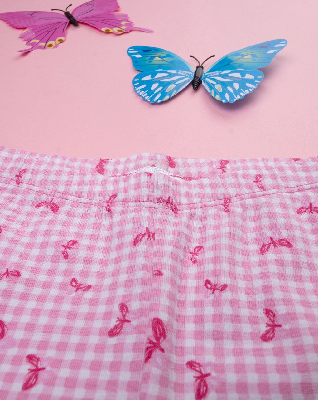 Legging bimba rosa allover