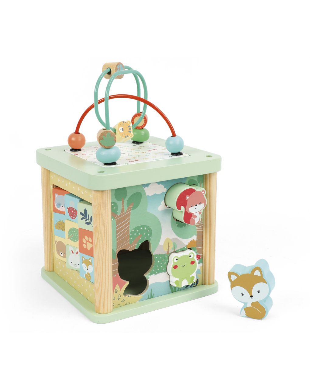 Cubo multiattività in legno - 18m+ - wood "n" play