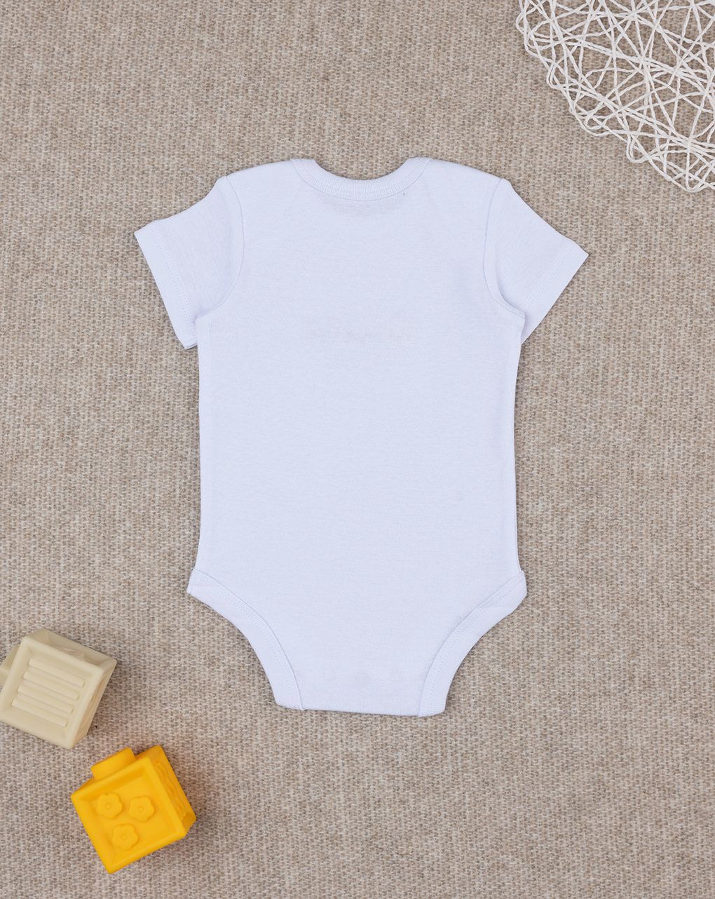 Body unisex bianco ricamo baby smile