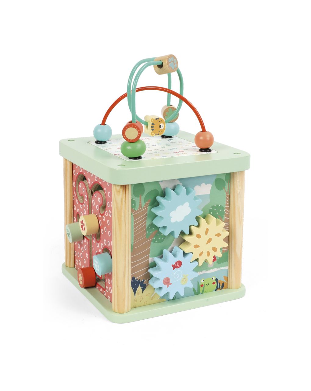 Cubo multiattività in legno - 18m+ - wood "n" play