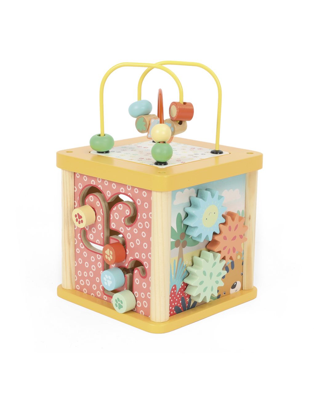 Cubo multiattività in legno - 18m+ - wood "n" play