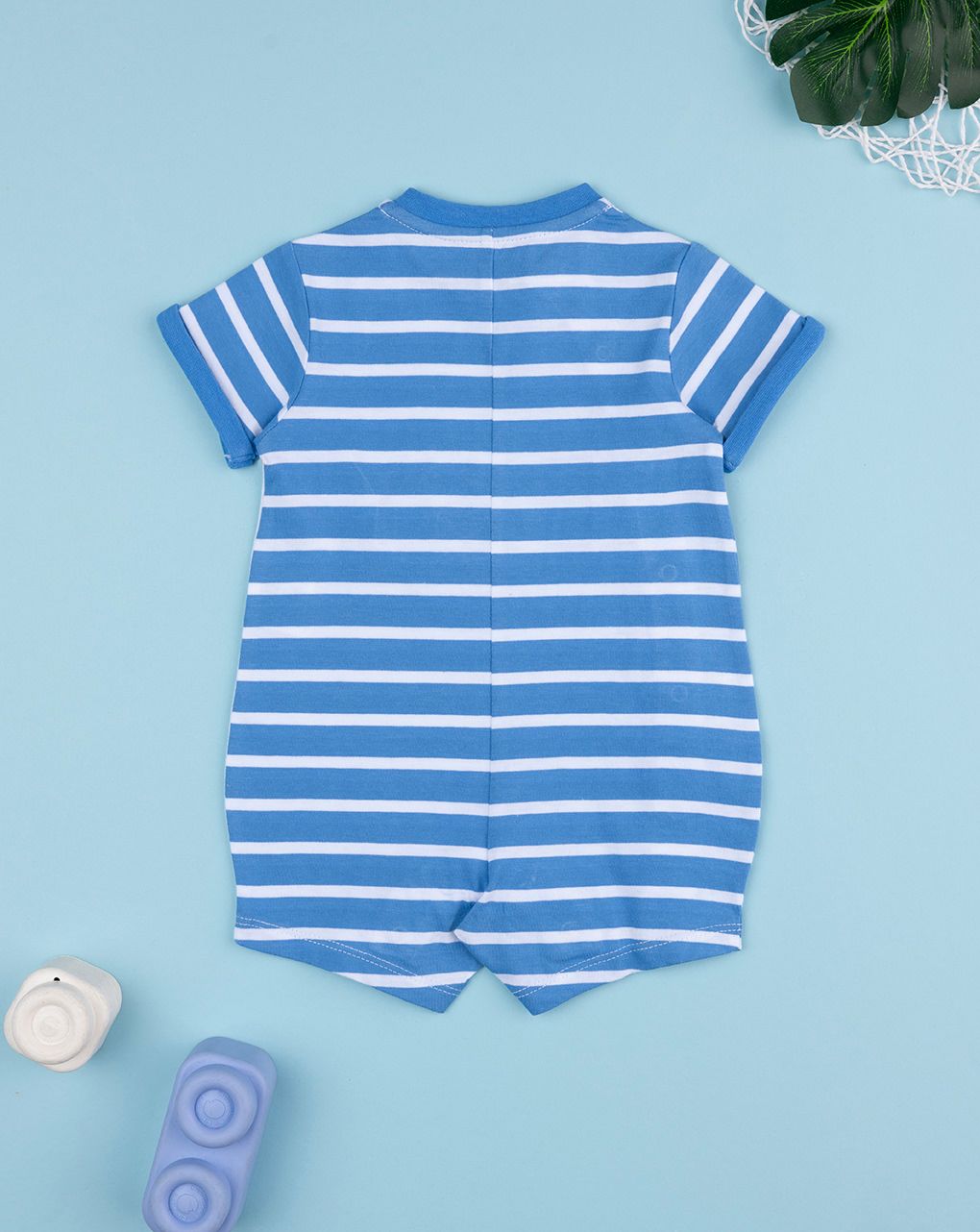 Tutina bimbo bianco/blu little boy