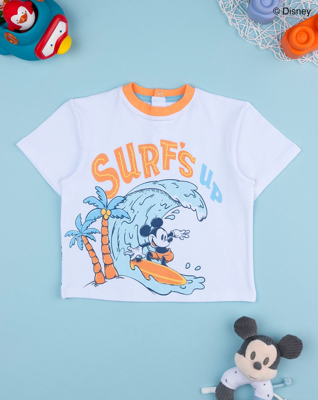 T-shirt bimbo mickey surf