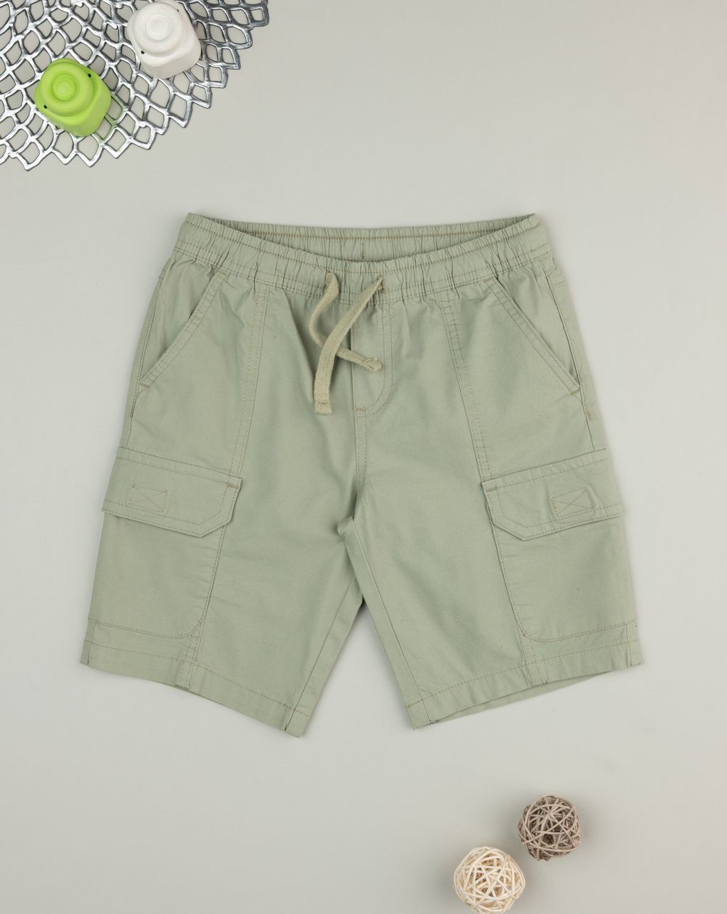 Shorts bimbo verdi cargo