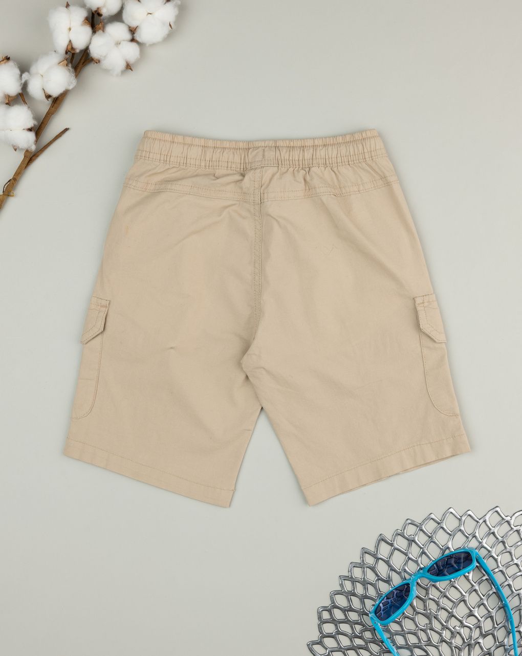 Short bimbo beige cargo