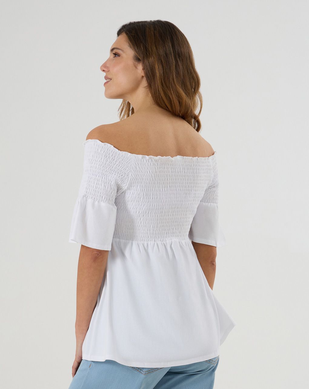 T-shirt premaman bianca