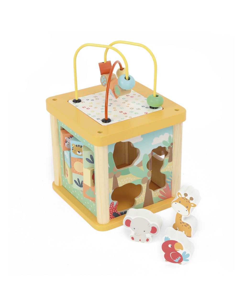 Cubo multiattività in legno - 18m+ - wood "n" play
