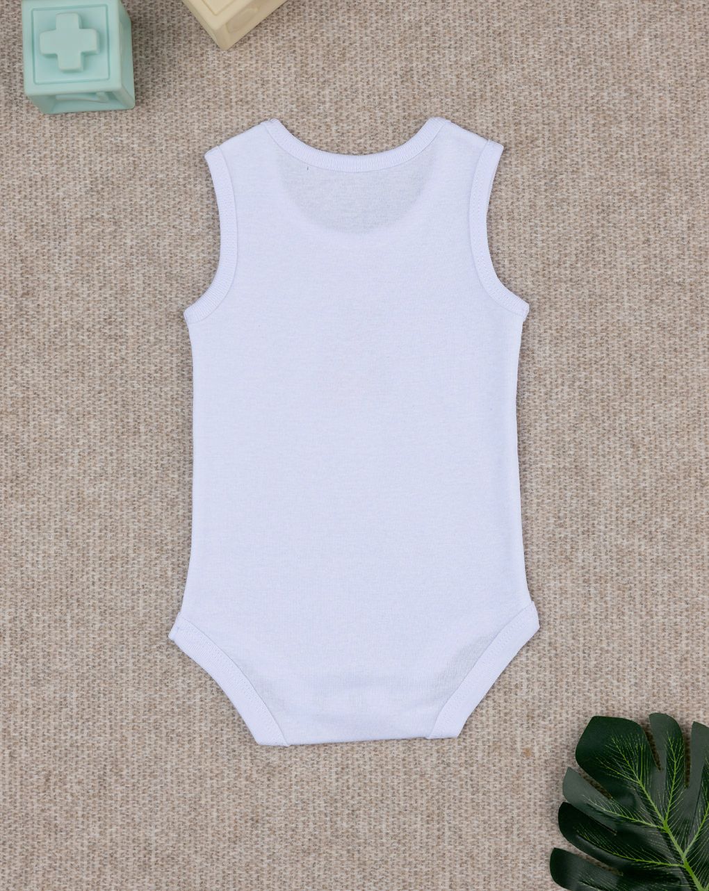 Body costina bimba bianco gatto corallo