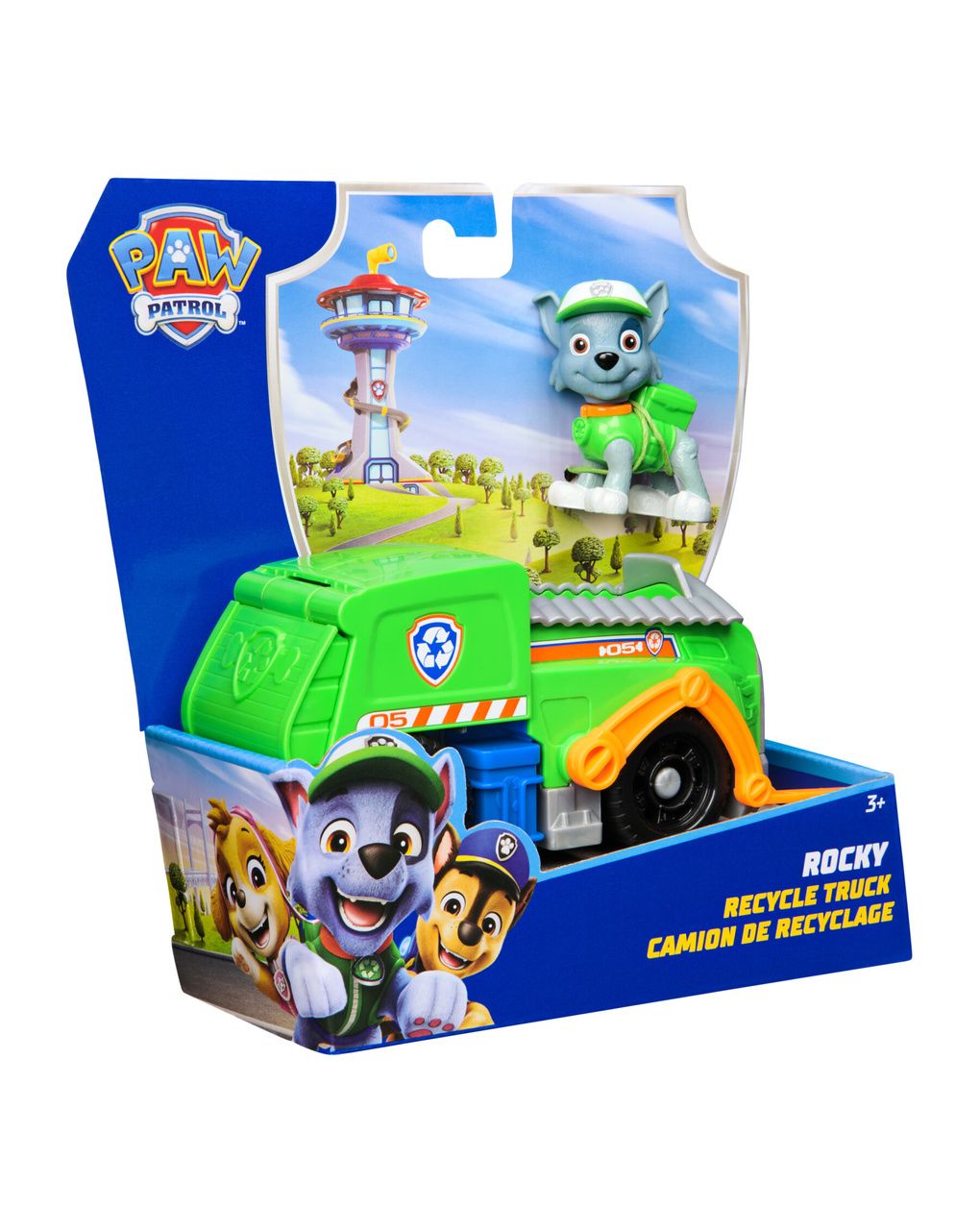 Camion dei rifiuti di rocky - 3+ - paw patrol