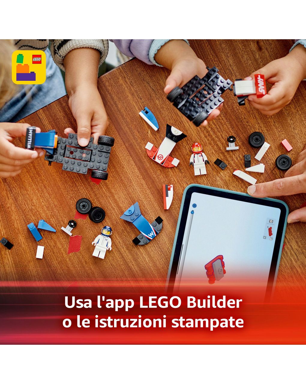 Williams racing e haas f1 – 60464 – lego city