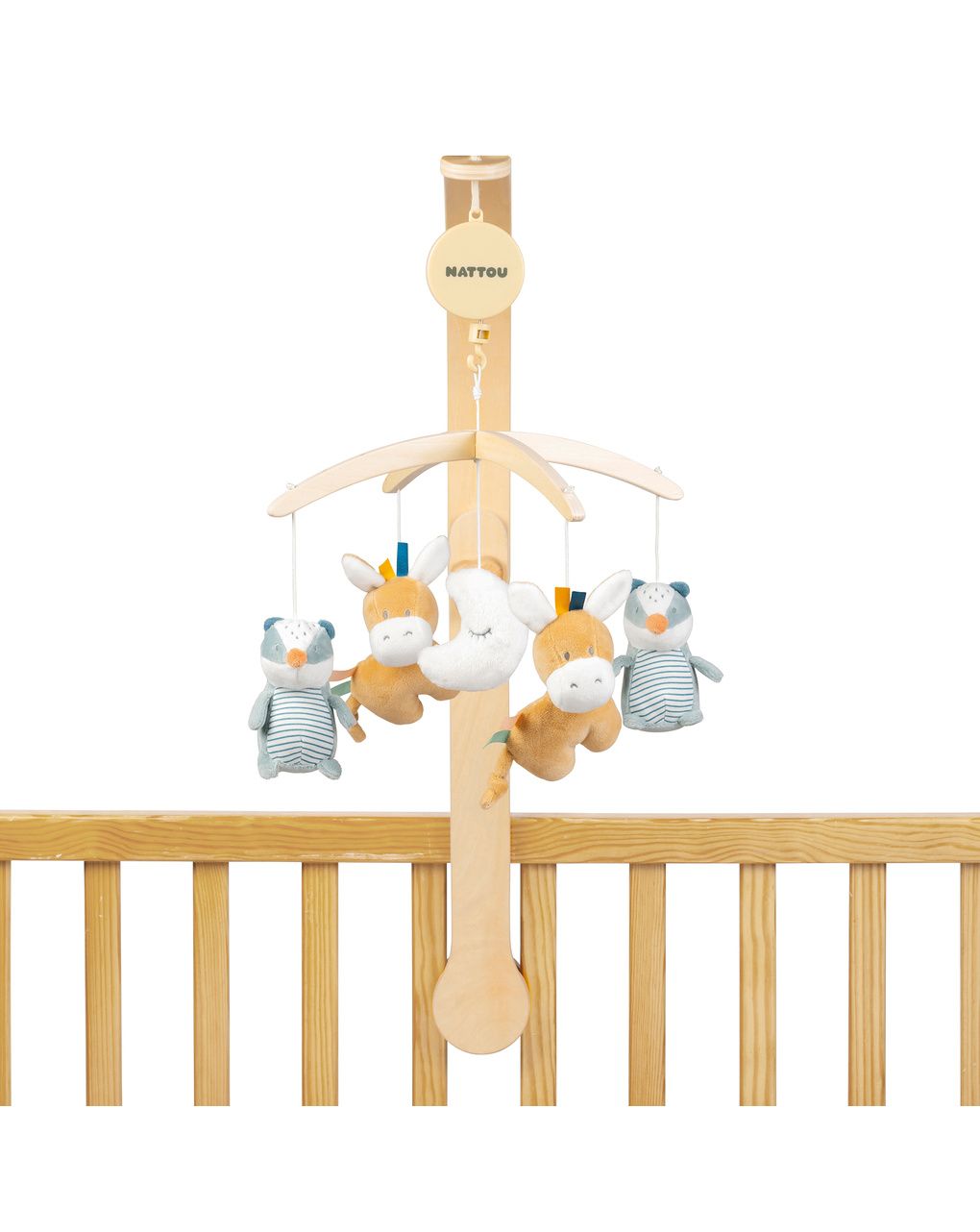 Giostrina in legno felix&romeo - 0+ - nattou