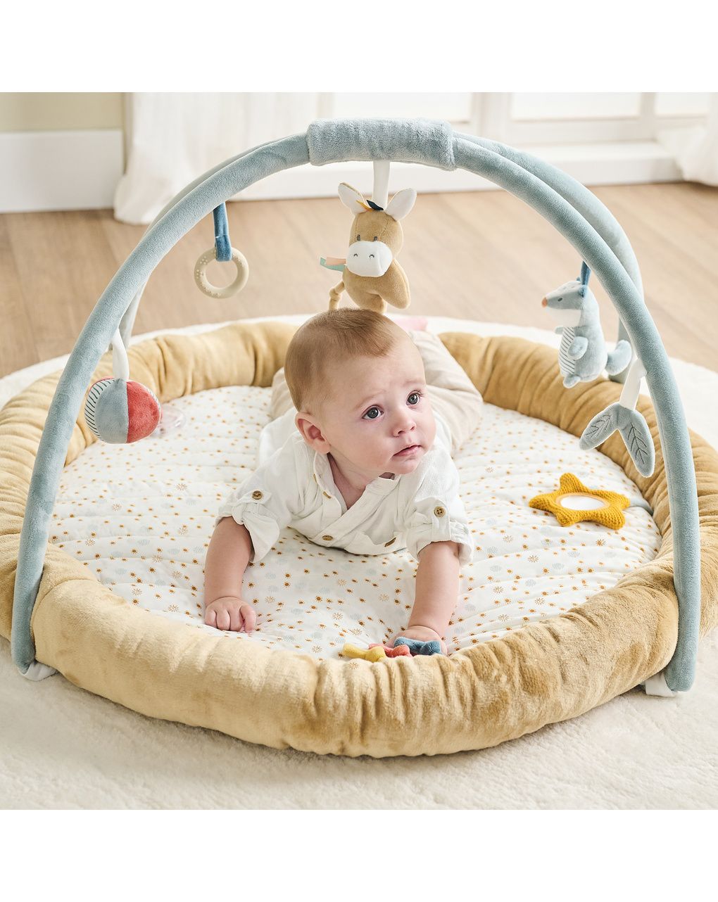 Tappeto pouf attività felix&leo - 0+ - nattou