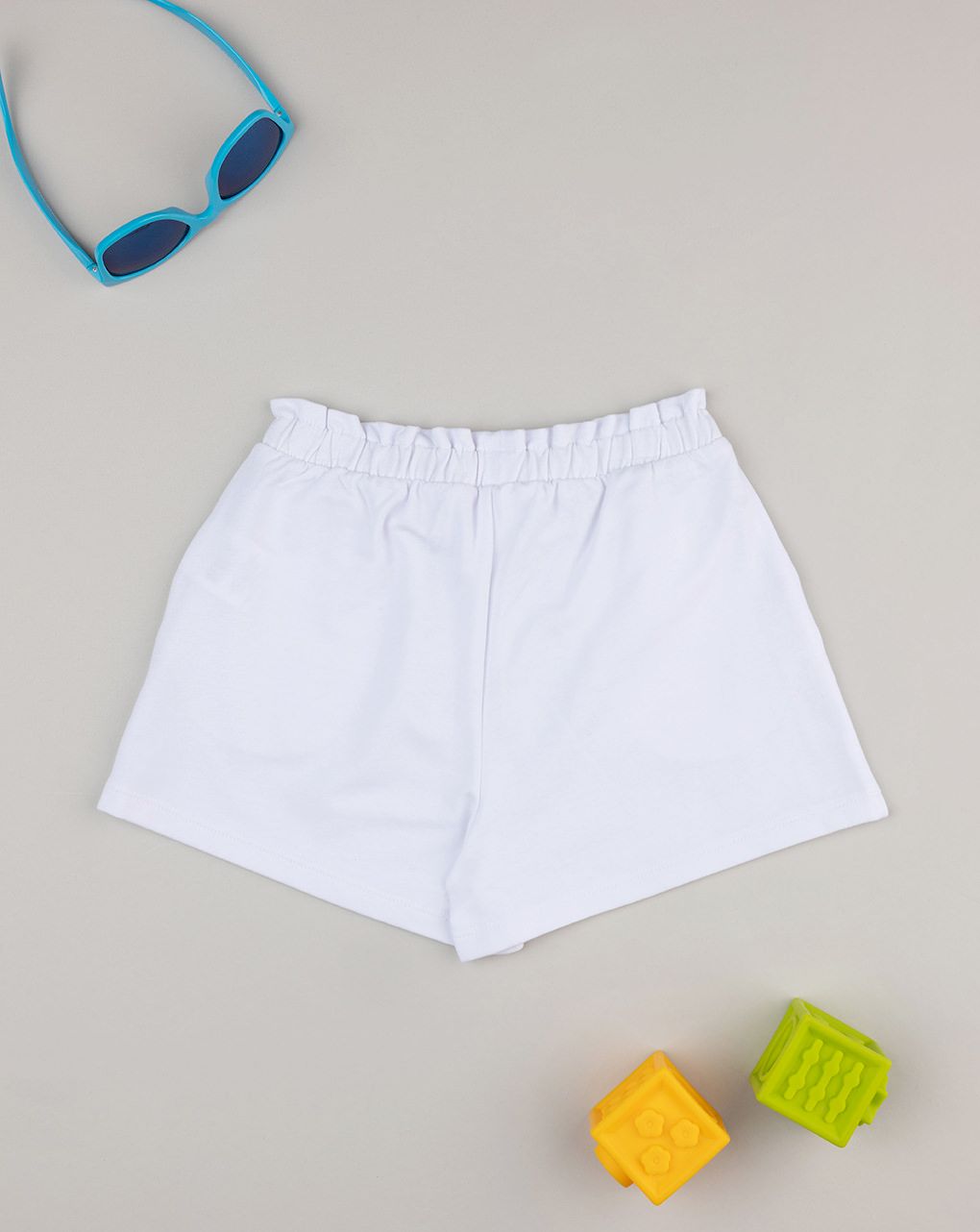 Shorts bianco bimba