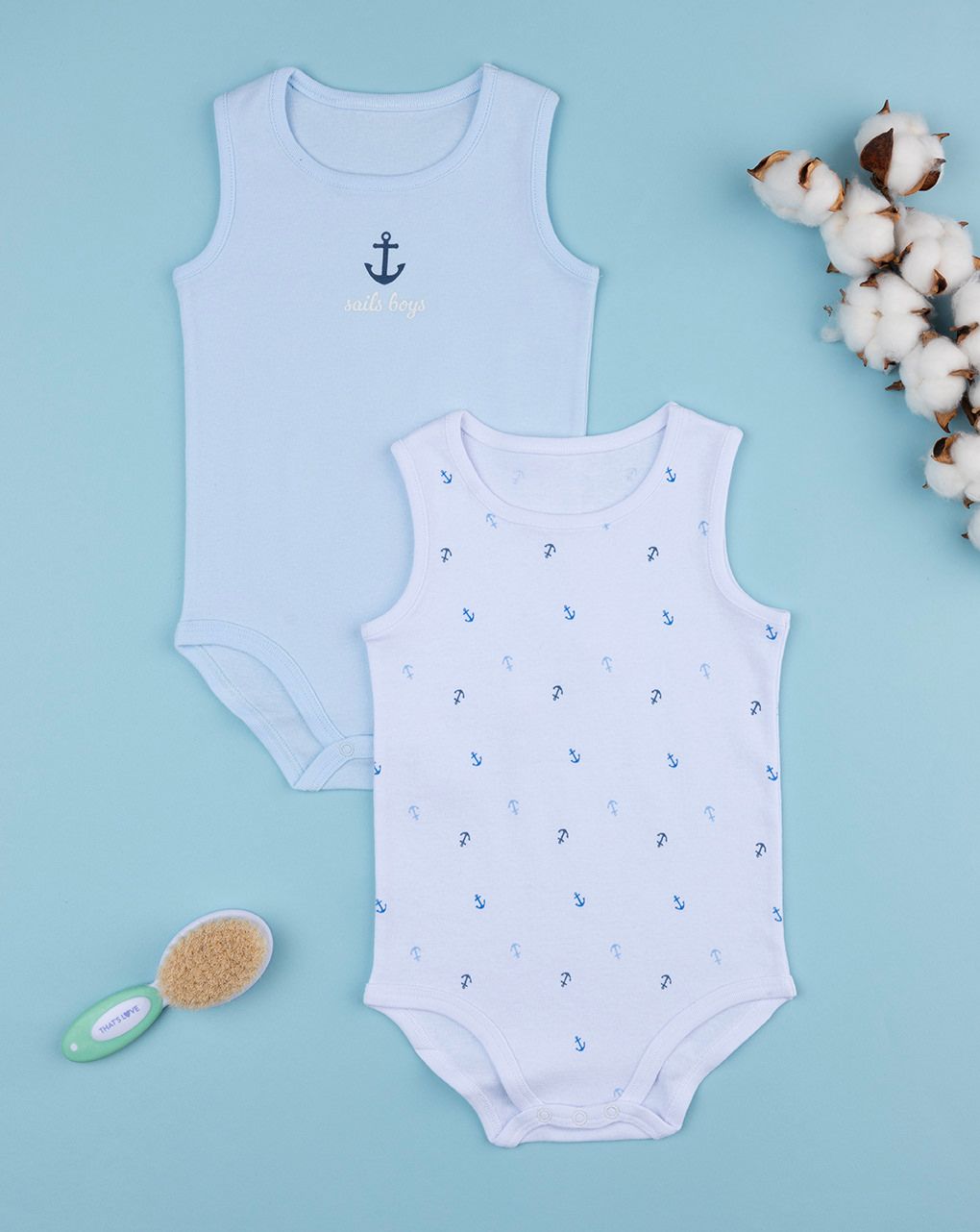 Pack 2 body costina bimbo ancore