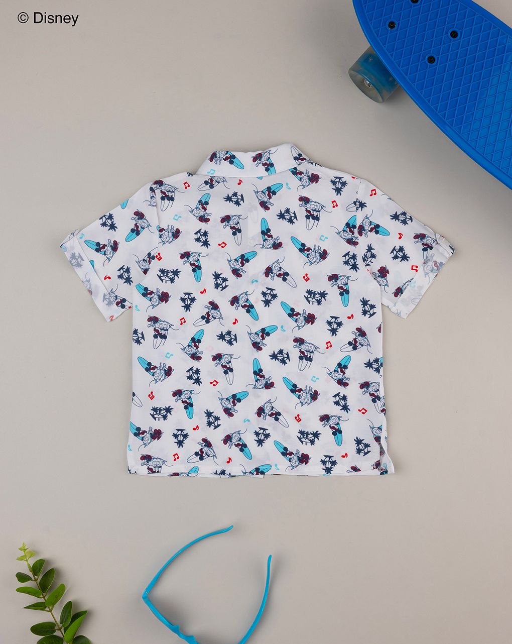 Camicia bimbo fantasia organic cotton