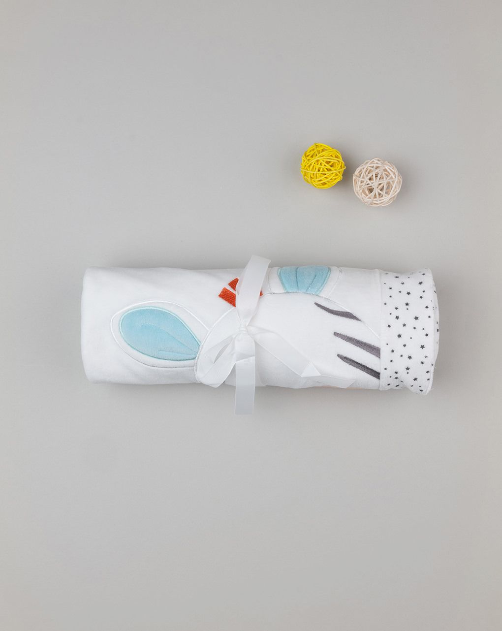 Coperta culla in ciniglia baby smile