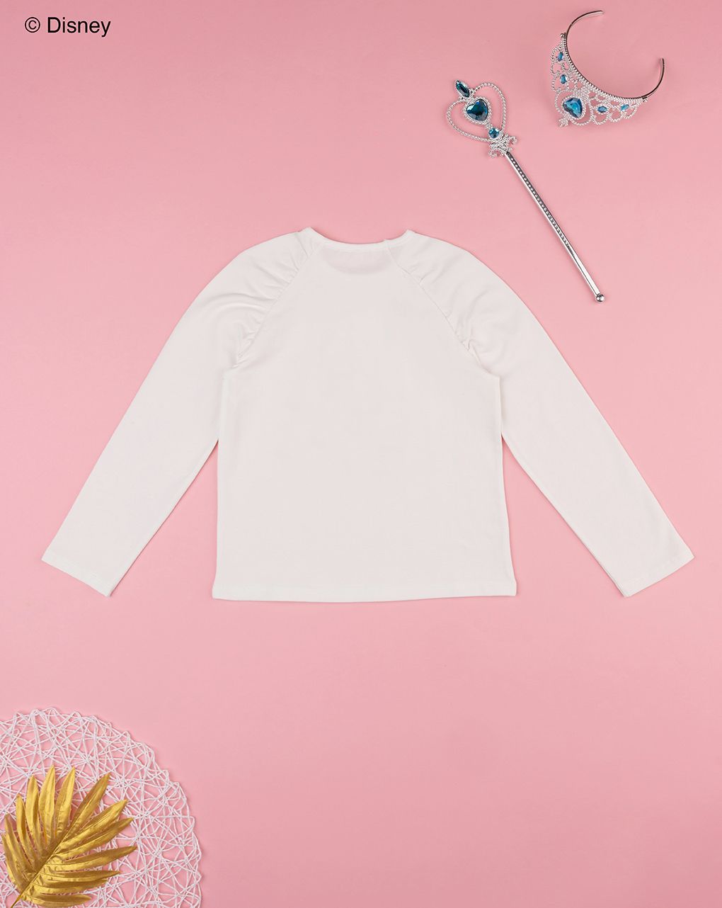 T-shirt bimba bianca stampata