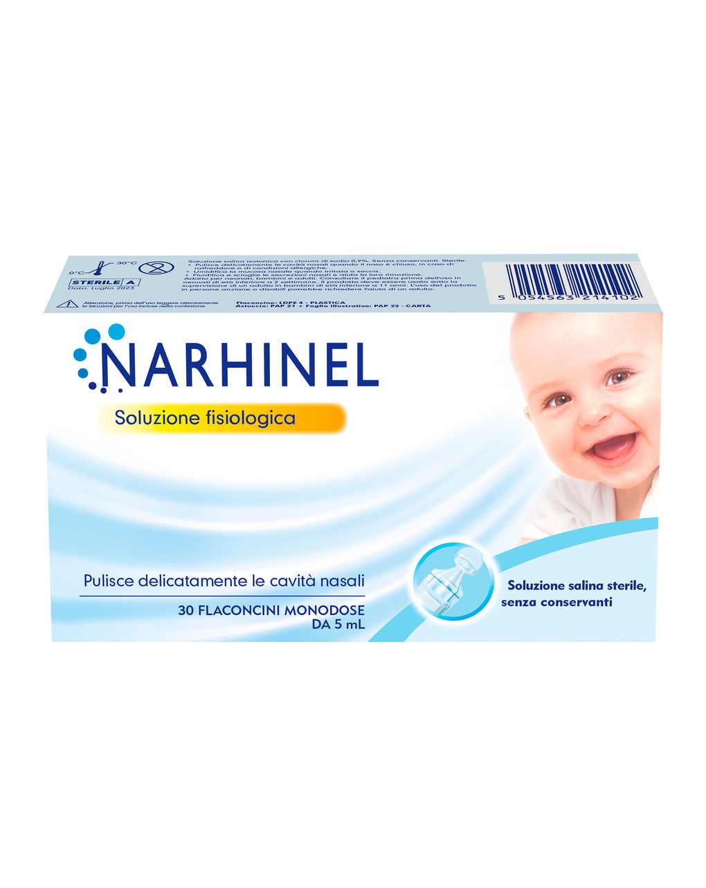 Soluzione fisiologica 30x5 ml – narhinel