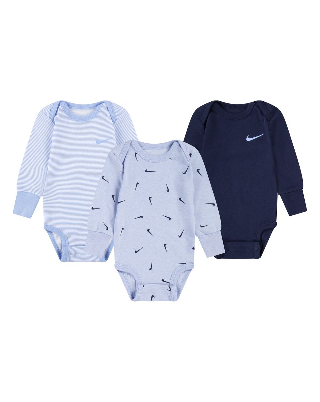 Pack 3 body maniche lunghe nike essentials bimbo