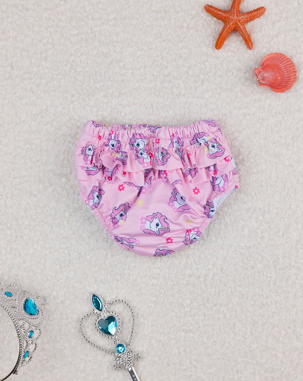 Costume antifugas bimba rosa unicorni